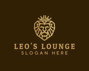 Deluxe King Lion logo design