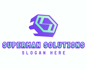 Power Energy Letter S logo design