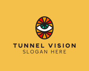 Mosaic Eye Sight logo design