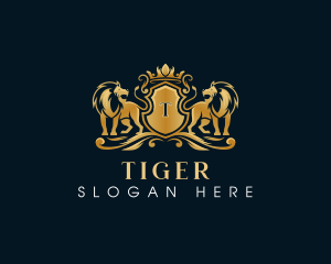 Expensive - Crown Lion Luxury logo design