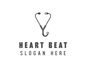 Stethoscope - Dietician Food Stethoscope logo design