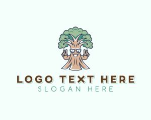 Eco Garden Planting logo design