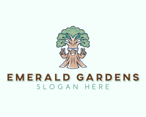 Eco Garden Planting logo design