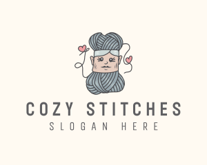 Crochet - Crochet Yarn Lady logo design