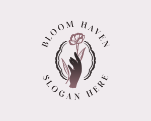 Flower Hand Spa logo design