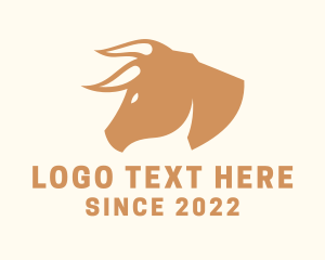 Bullfighting - Bull Head Ranch logo design