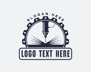 Cog - Mechanical CNC Laser logo design