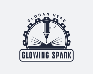 Mechanical CNC Laser logo design