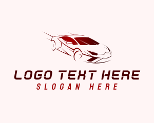 Red - Speed Auto Racing logo design