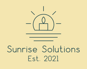 Sunrise - Sunrise Scented Candle logo design