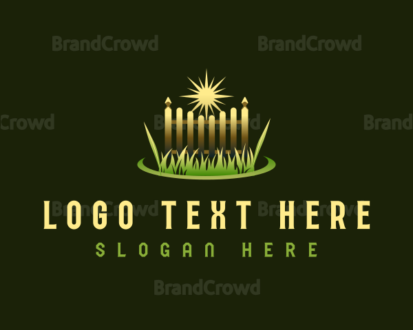 Landscaping Garden Fence Logo