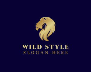 Premium Lion Animal logo design