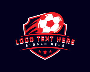 Sporting Equipment - Soccer Sport League logo design