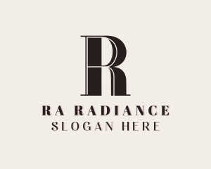 Upscale Brand Boutique Letter R logo design