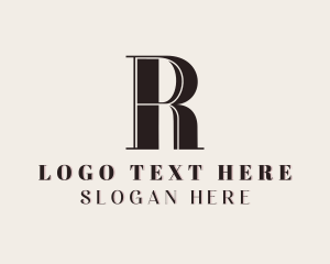 Letter R - Upscale Brand Boutique Letter R logo design