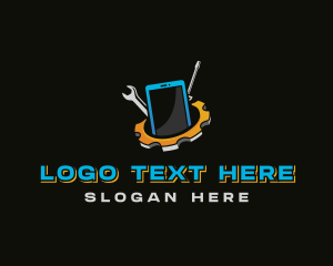 Screw Driver - Mobile Phone Repair logo design