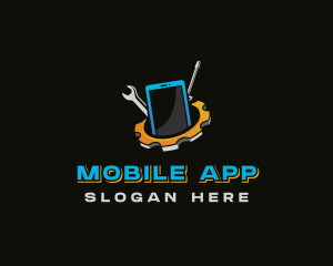 Screen - Mobile Phone Repair logo design