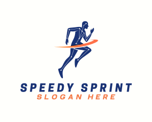 Sprint - Cardio Sprint Man logo design