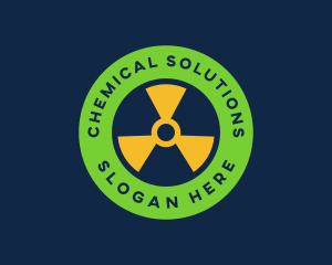 Radioactive Nuclear Hazard logo design