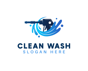 Washer - Hydro Pressure Washer logo design