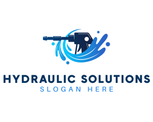 Hydraulic - Hydro Pressure Washer logo design