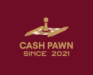 Pawn - Pawn Chessboard Game logo design