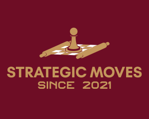 Chessboard - Pawn Chessboard Game logo design