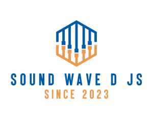 Dj - Abstract DJ Music logo design