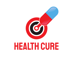 Medicine - Medicine Pill Target logo design