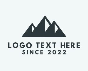 Peak - Business Mountain Summit logo design
