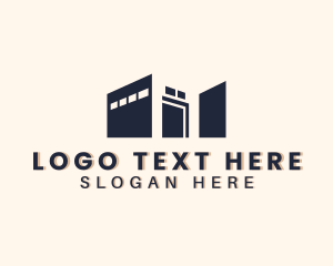 Warehousing - Storage Warehouse Building logo design