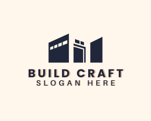 Storage Warehouse Building logo design