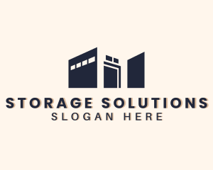 Warehousing - Storage Warehouse Building logo design