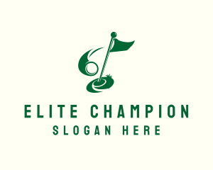 Champion - Golf Sports Tournament logo design