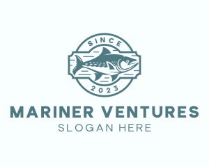 Marine Tuna Fishing  logo design