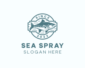 Marine Tuna Fishing  logo design