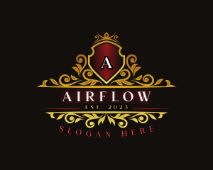 Luxury Crown Shield logo design