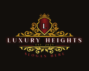 Luxury Crown Shield logo design