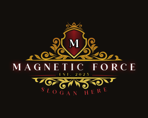 Luxury Crown Shield logo design