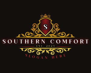 Luxury Crown Shield logo design