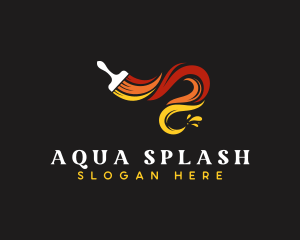 Splash - Paint Splash Brush logo design