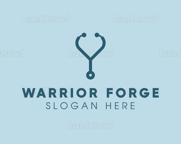 Medical Doctor Stethoscope Logo