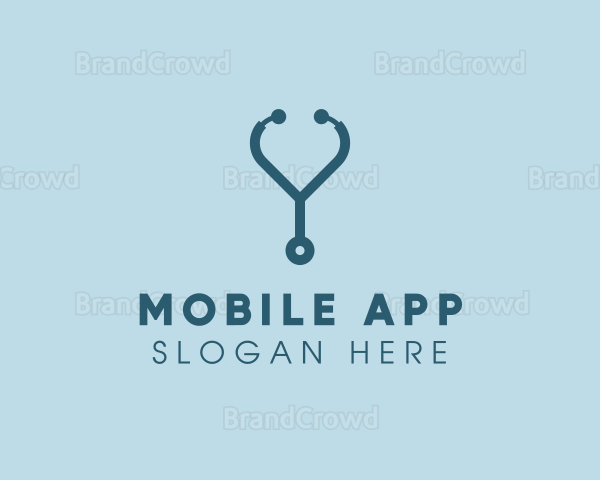 Medical Doctor Stethoscope Logo