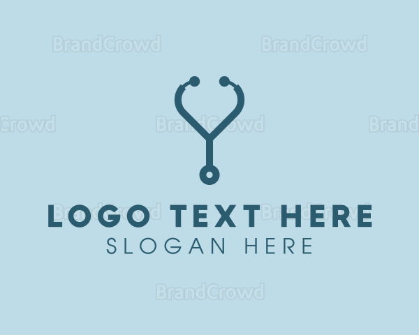 Medical Doctor Stethoscope Logo