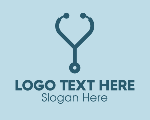Medical Doctor Stethoscope Logo