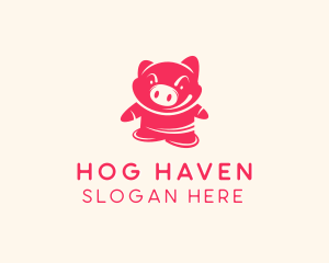 Angry Pig Farm logo design