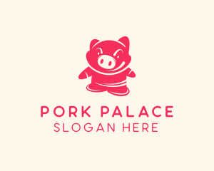 Swine - Pig Animal Farm logo design