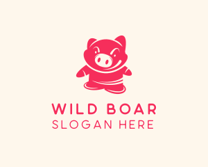 Pig Animal Farm logo design