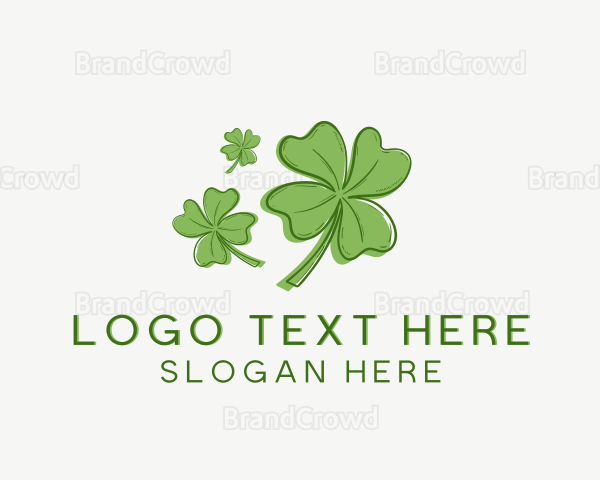 Lucky Leaf Clover Logo