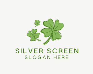 Lucky Leaf Clover  Logo